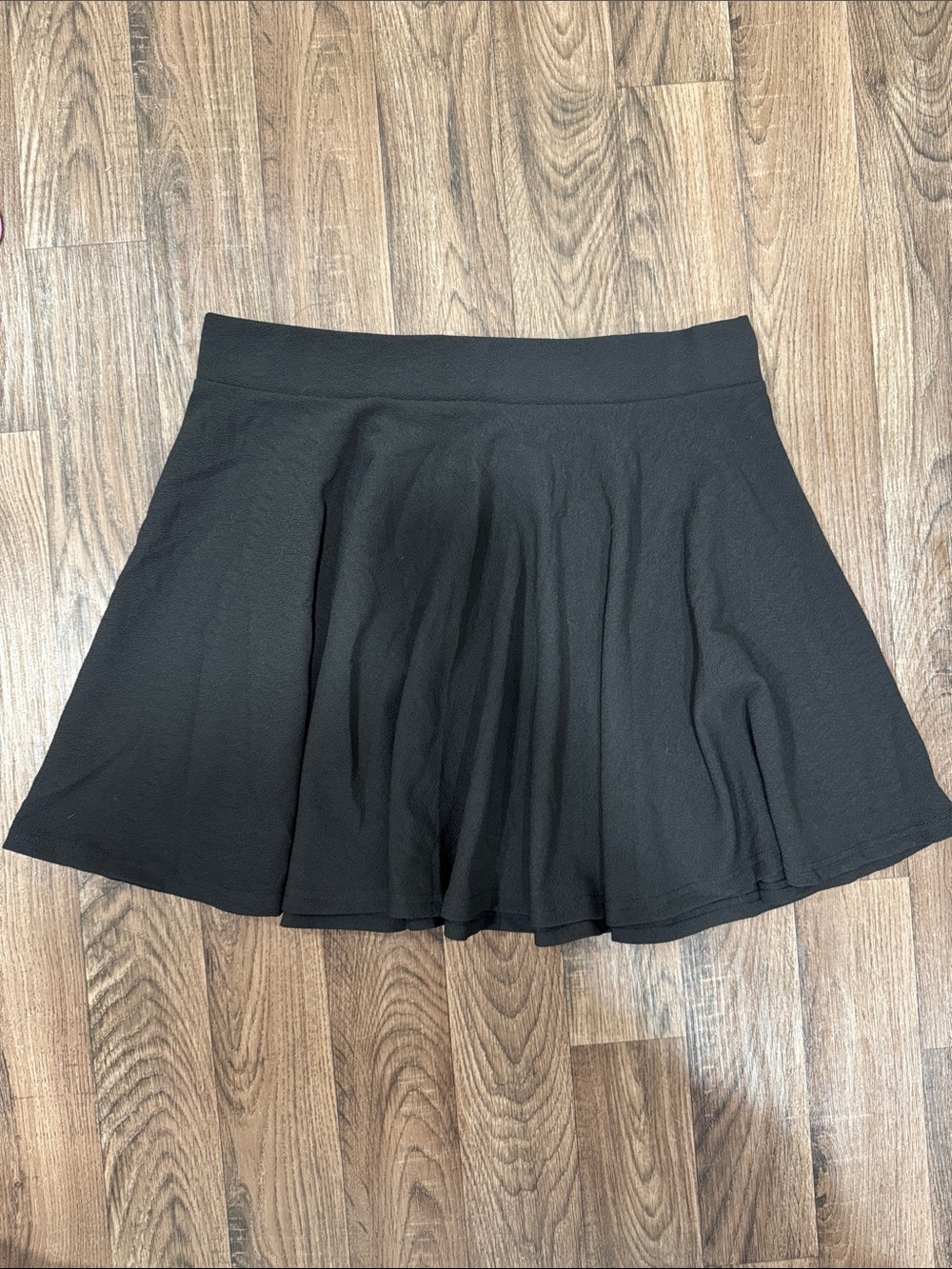 Black Circle Skirt - Women's Flared Skater Skirt